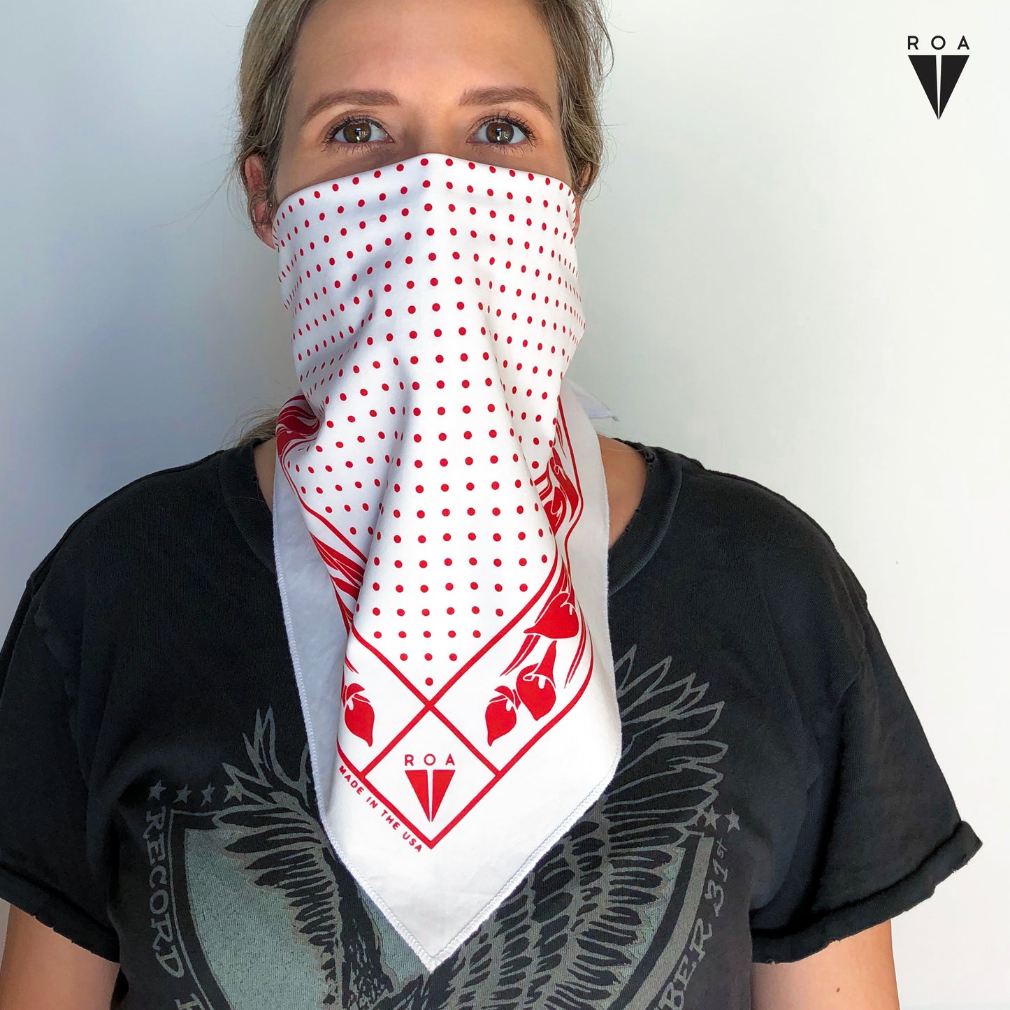 Bandana - Made In Los Angeles - Soft - Breathable - Washable - Cotton