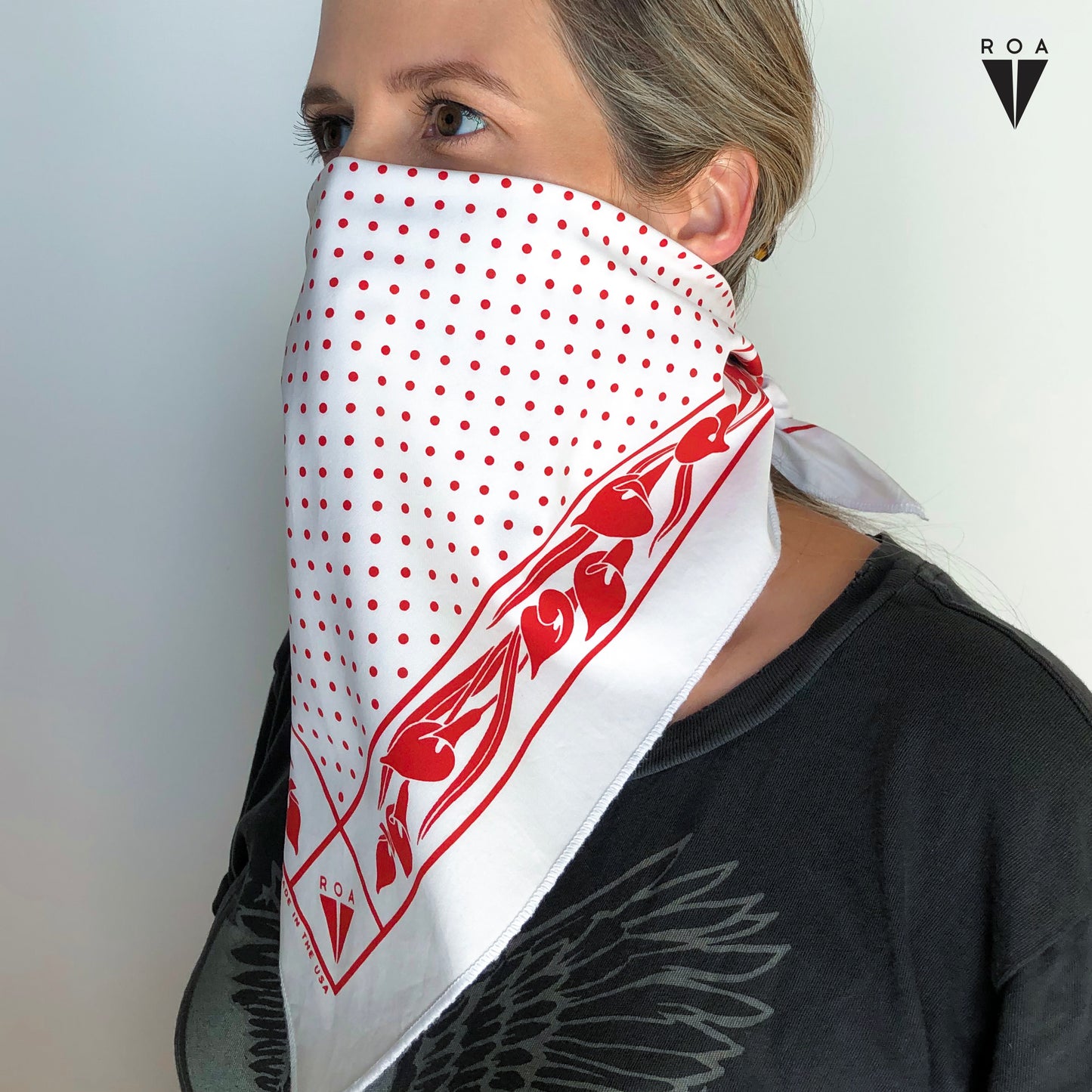 Bandana - Made In Los Angeles - Soft - Breathable - Washable - Cotton